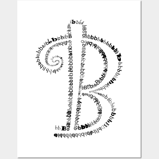 B letter Posters and Art